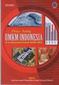 Daya Saing UMKM Indonesia Di Era Masyarakat Ekonomi ASEAN (MEA)