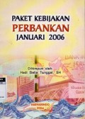 Paket Kebijakan Perbankan Syariah Januari 2006