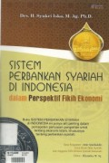 Sistem Perbankan Syariah Di Indonesia dalam Persepektif Fikih Ekonomi