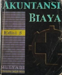 Akuntansi Biaya Edisi 5