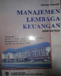Image of Manajemen Lembaga Keuangan edisi Ketiga